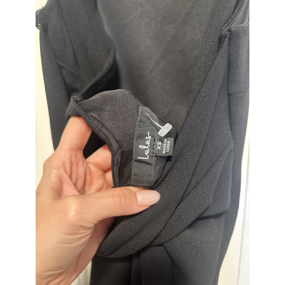 Lulus Sleeveless Black Maxi Dress with Twist Back Detail - Picture 10 of 10